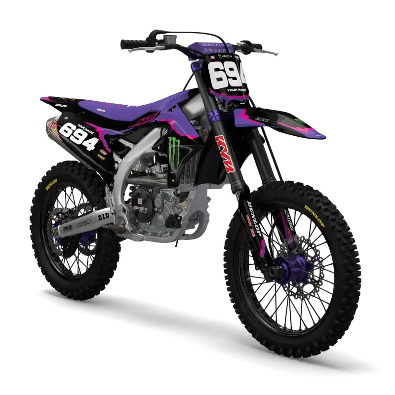 Dekorset Yamaha Replika Vintage Schwarz