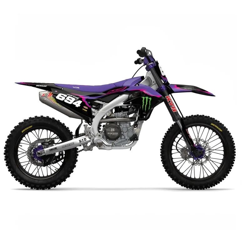 Kit Autocollants Yamaha Réplique Vintage Noir