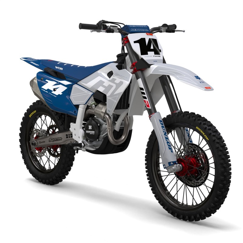 Dekor Kit Husqvarna "Nitro Blue