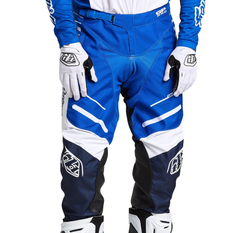 Cross Hose Troy Lee Design GP PRO Blends White Blue