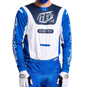 Jersey Troy Lee Designs GP PRO Blends White Blue
