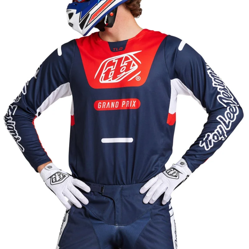 Jersey Troy Lee Designs GP PRO Blends Navy Orange