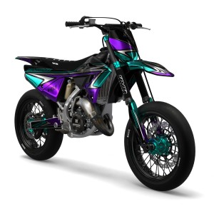 Kit Autocollants Yamaha BOLDZ CHROME BLACK