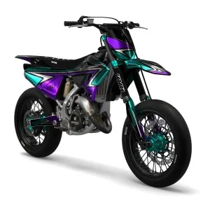 Kit Autocollants Yamaha BOLDZ CHROME BLACK