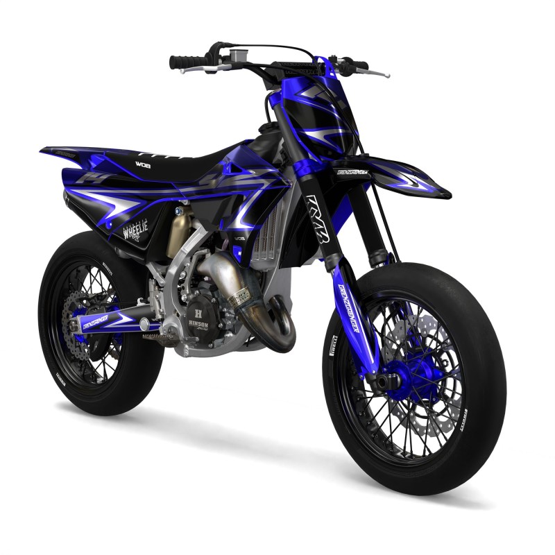 Graphics Kit Yamaha BOLDZ CHROME BLUE