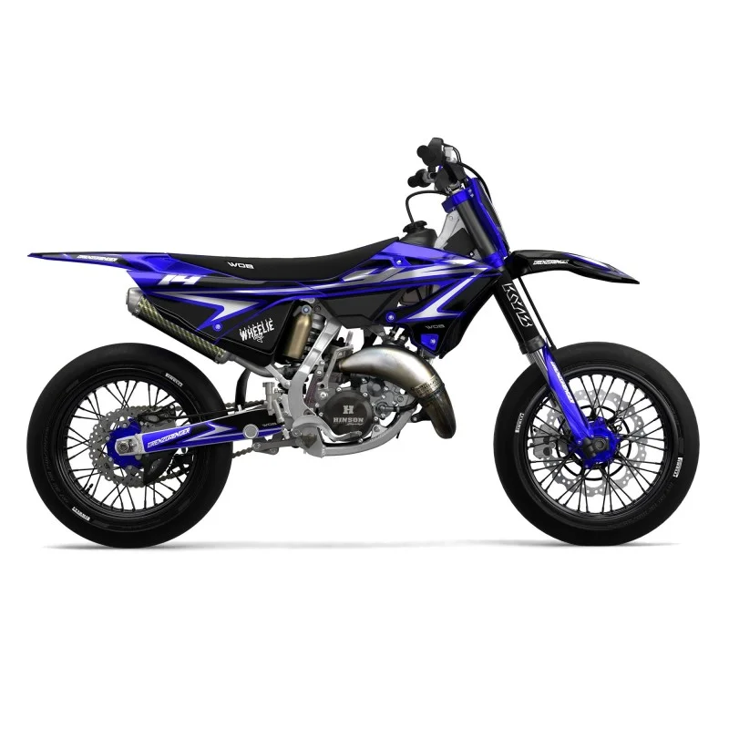 Kit Autocollants Yamaha BOLDZ CHROME BLEU