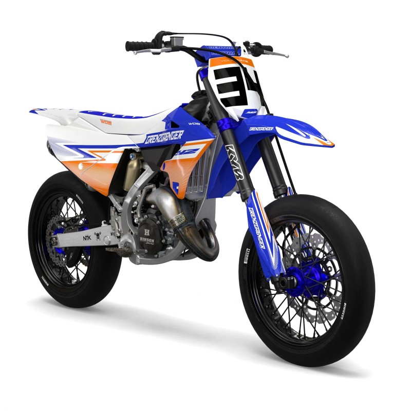 Kit Autocollants Yamaha GRENZ BLANC