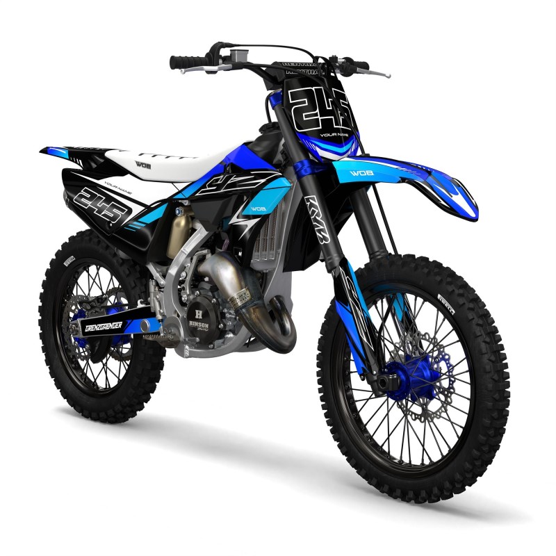 Kit Autocollants Yamaha SPLIT BLACK