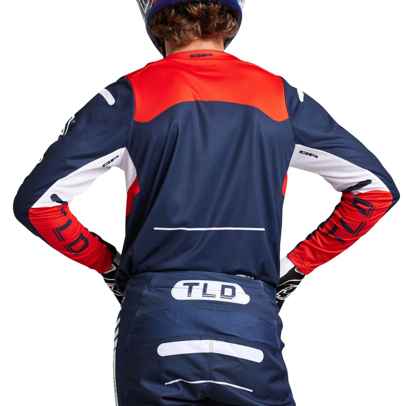 Maillot Youth Cross Troy Lee Designs GP PRO Blends Navy Orange