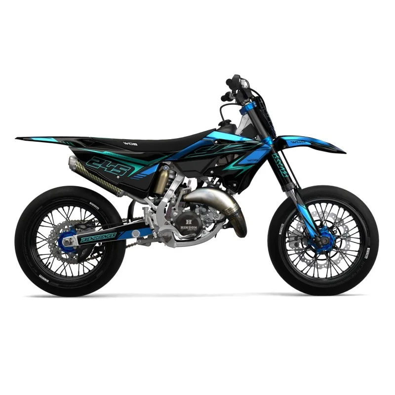 Graphics kit Yamaha SPLIT CHROME BLUE