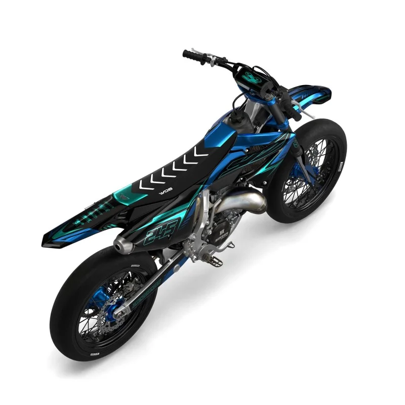 Graphics kit Yamaha SPLIT CHROME BLUE