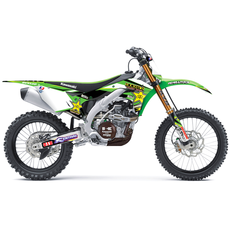 Graphics Kit Kawasaki ROCKSTAR WDGRockKaw WD Graphics KAWASAKI