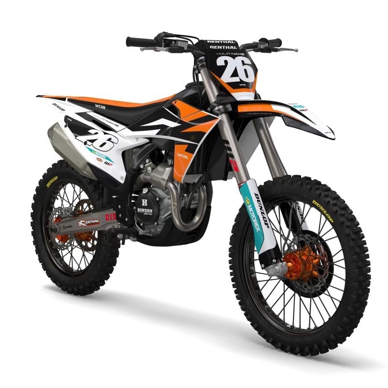 Kit Autocollants KTM "Reply White
