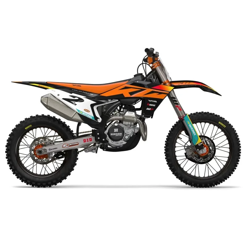 Dekorset KTM "Factory White