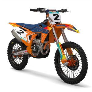 Dekorset KTM "Factory Blue