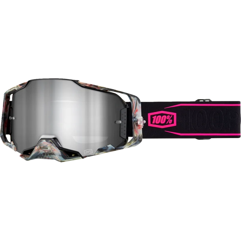 Crossbrille 100% Armega Sarcelle Mirror Silver