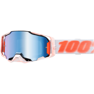 Crossbrille 100% Armega Tubular Mirror Blue