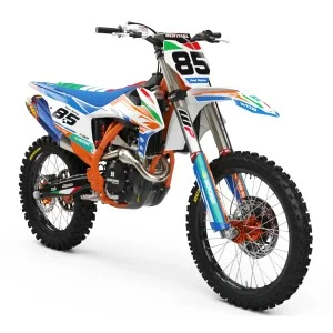 Kit Autocollants KTM "Italy Bleu