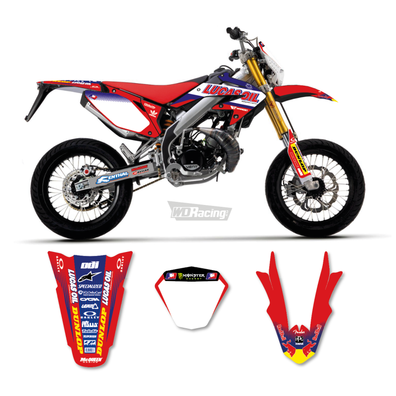 Kit grafiche Lucas Oil per HM 50 - Vent 50 2T - Vent 125 4T