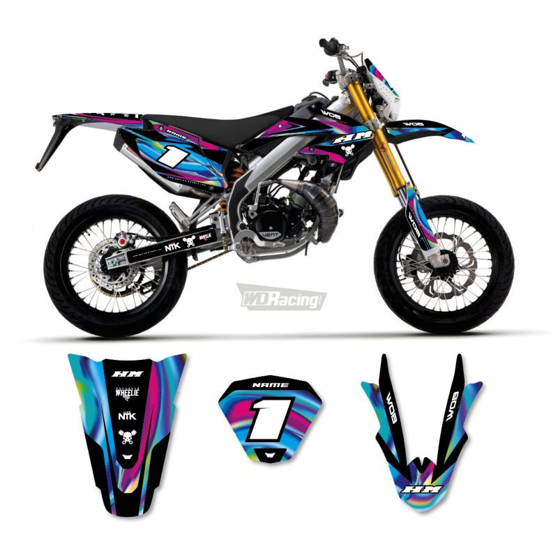 Kit grafiche Caleido per HM 50 - Vent 50 2T - Vent 125 4T