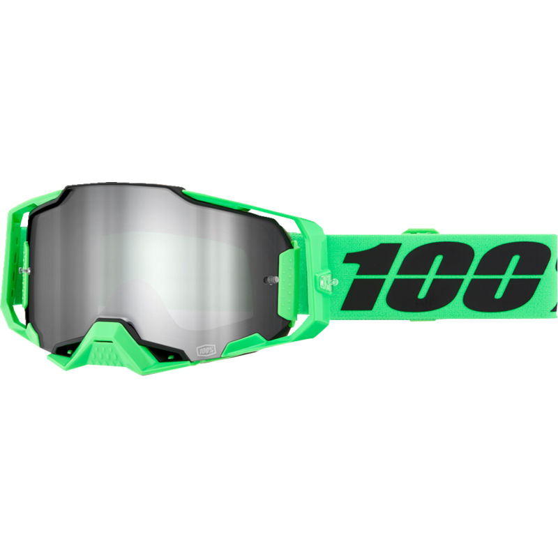 Maschera 100% Armega Anza 2 Mirror Silver