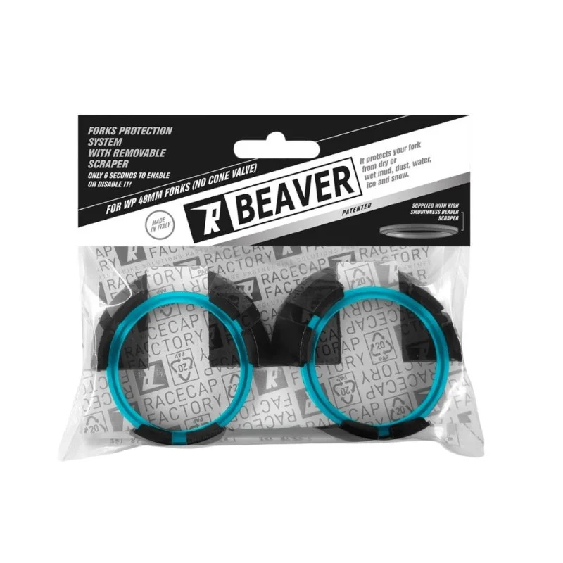 Raschiafango forcella Racecap beaver nero