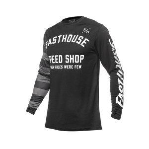 Youth Trikot Fasthouse Carbon 24.1 Eternal schwarz