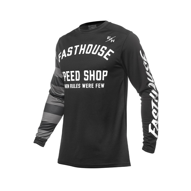 Youth Trikot Fasthouse Carbon 24.1 Eternal schwarz