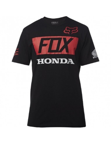 T Shirt Fox Honda basic standard black TSHIRTHONDABASICSTDNERA Fox T-Shirt & Tank
