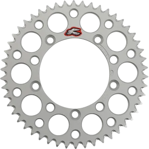 Rear sprocket Renthal minicross 420 silver | Ktm Husqvarna GasGas 65cc