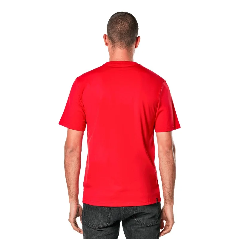 T Shirt Alpinestars Ageless 2.0 CSF Rosso/Bianco