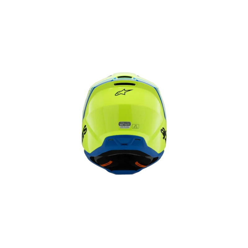 Casco bambino Alpinestars SM3 Radium "giallo fluo-nero-blu