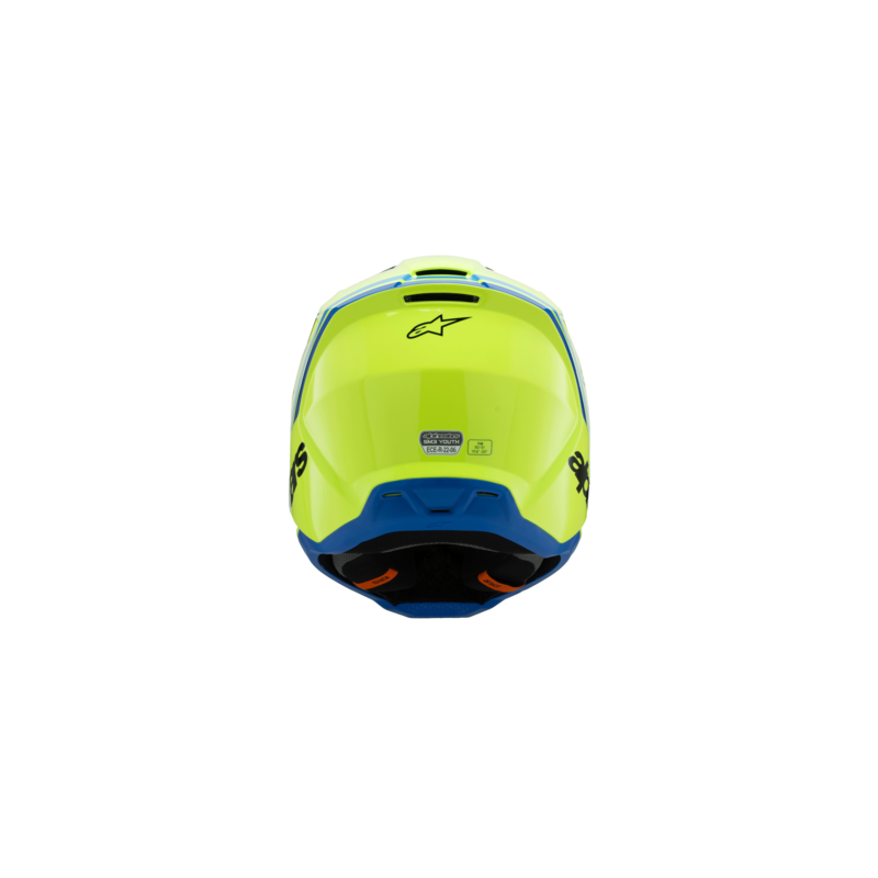 Helm Youth Alpinestars SM3 Radium "yellow fluo black blue