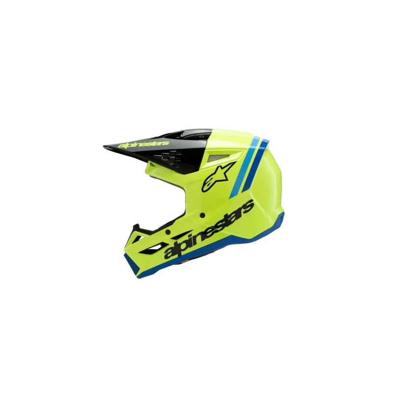 Casque youth Alpinestars SM3 Radium "yellow fluo black blue
