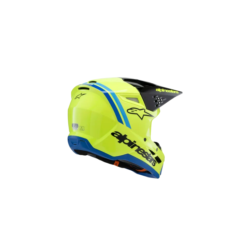Casque youth Alpinestars SM3 Radium "yellow fluo black blue