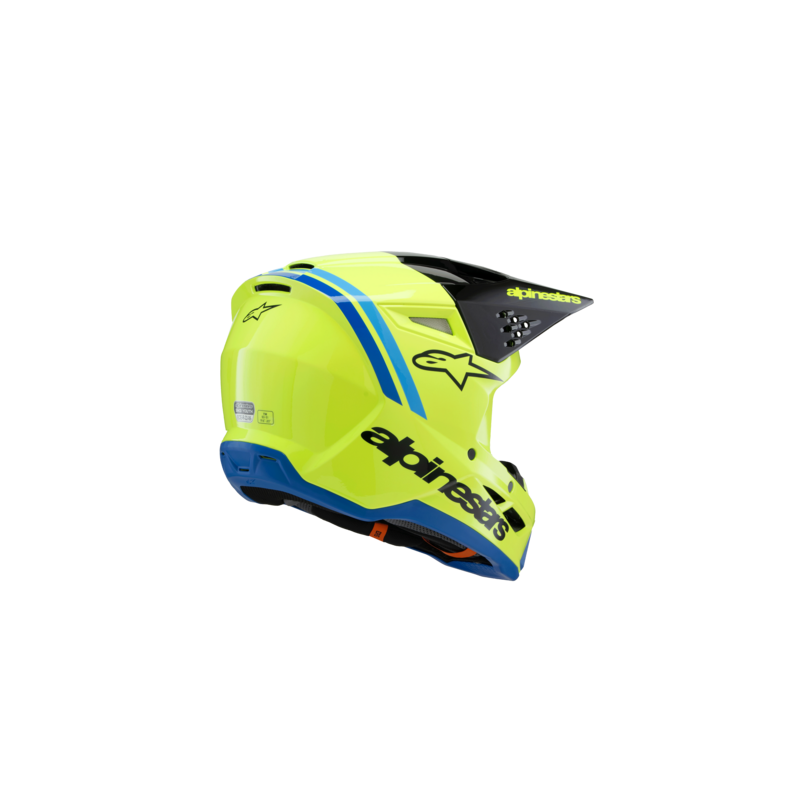 Youth Helmet Alpinestars SM3 Radium "yellow fluo black blue