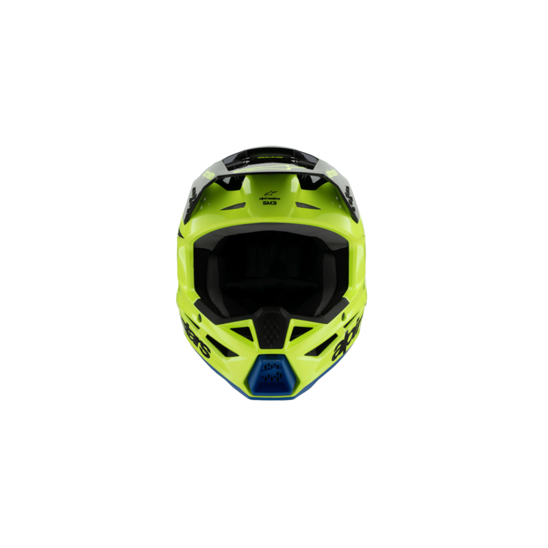 Casque youth Alpinestars SM3 Radium "yellow fluo black blue