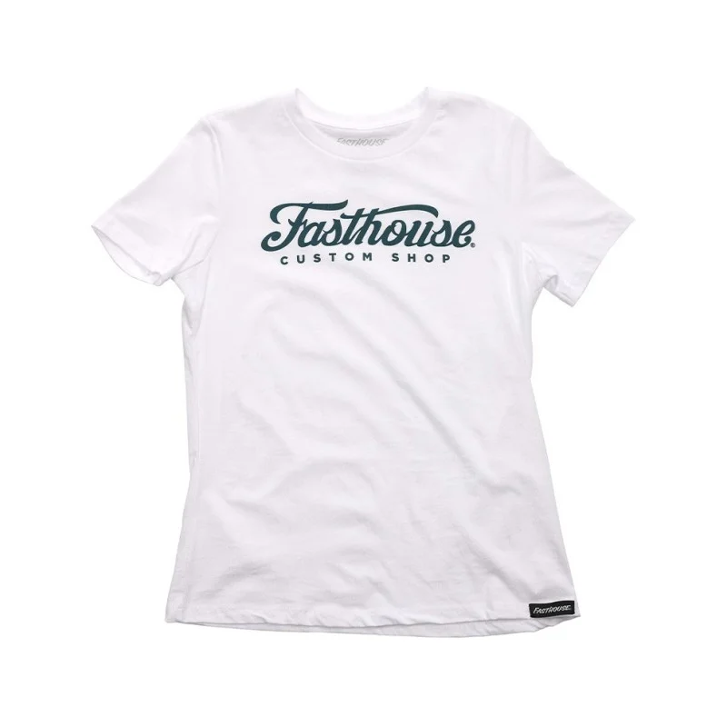 Fasthouse Women's MORRIS T-shirt 24.1 SS White