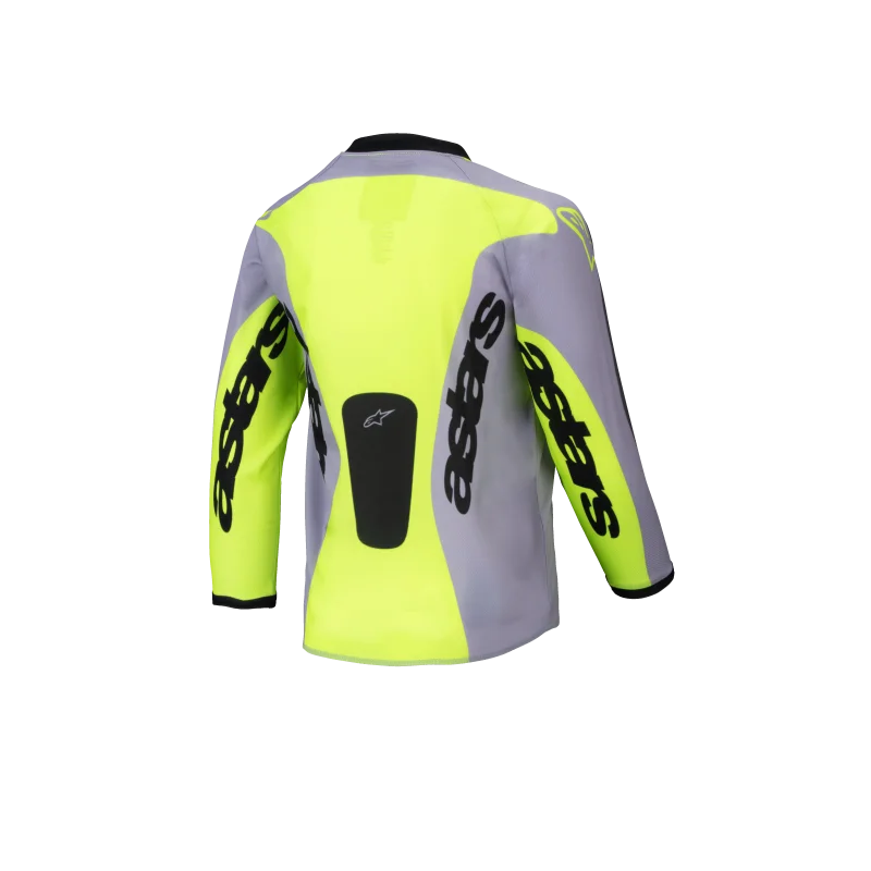 Jersey Alpinestars Kids Racer Veil "gray yellow fluo