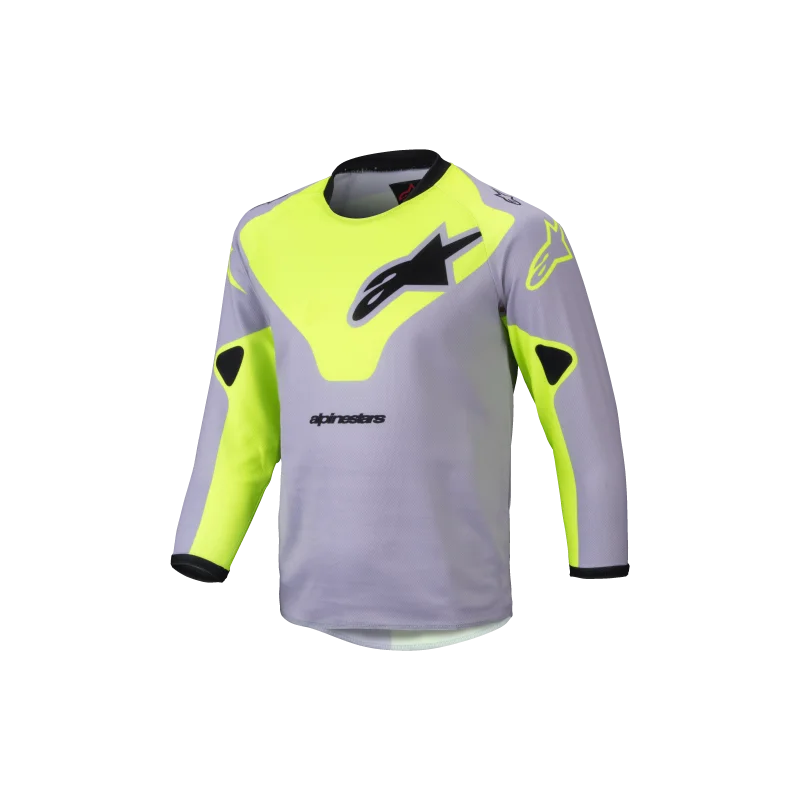Maglia Alpinestars Kids Racer Veil "grigio giallo fluo