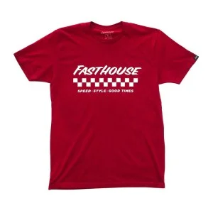 Maglietta Fasthouse APEX 24.1 SS Rosso Cardinale