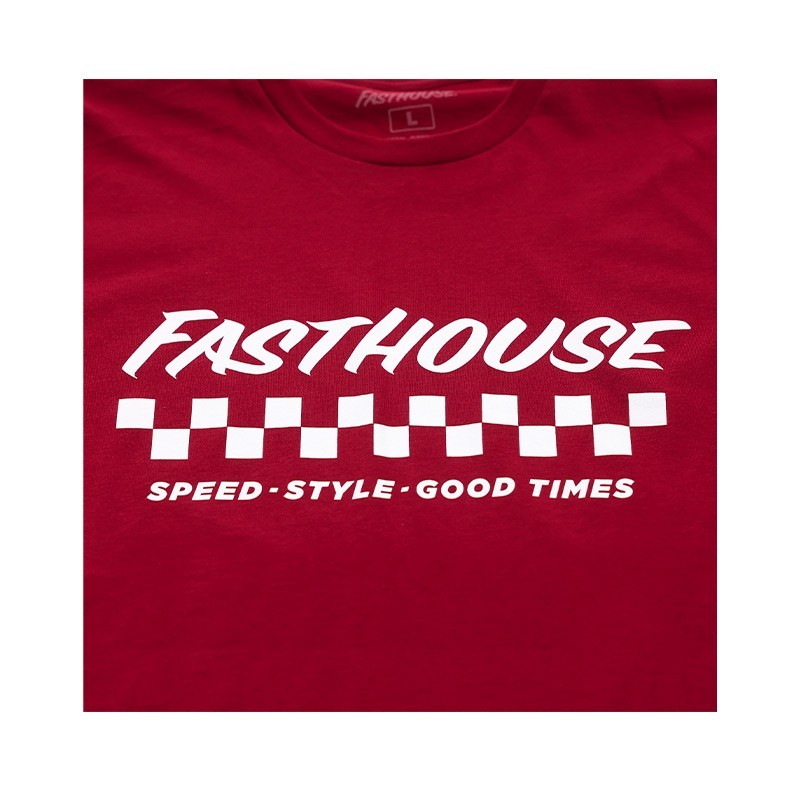 Fasthouse APEX 24.1 SS Red Cardinal T-shirt