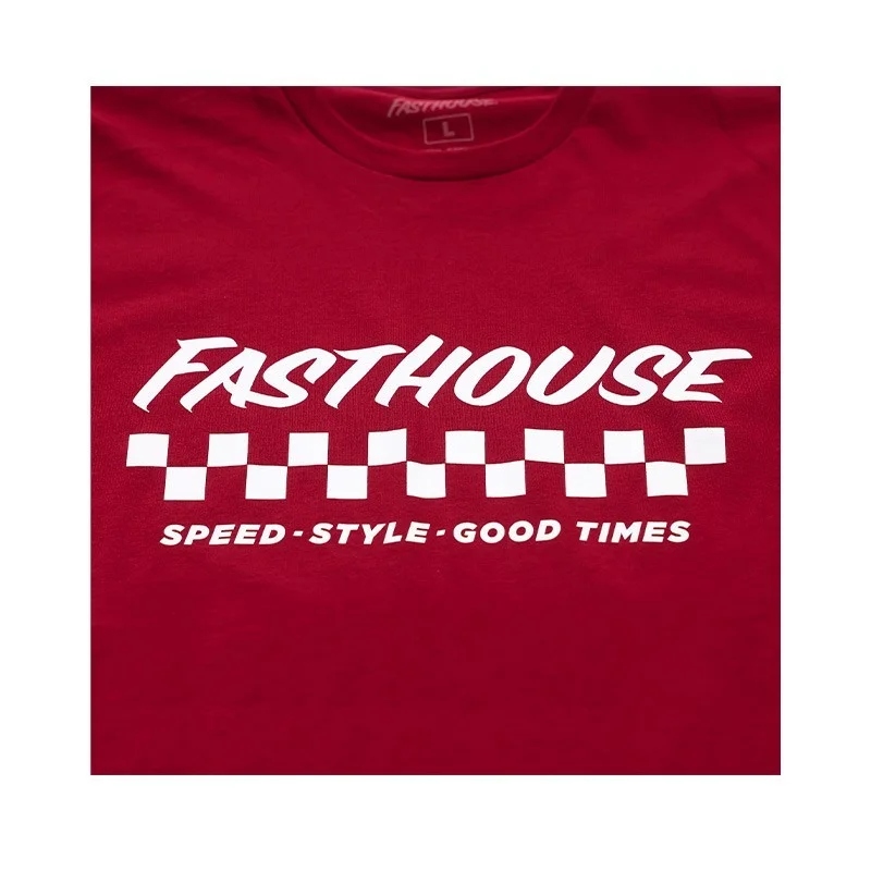 Maglietta Fasthouse APEX 24.1 SS Rosso Cardinale