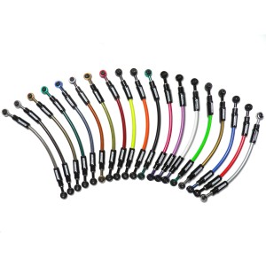 Tubo freno in treccia 100% personalizzato by Accossato