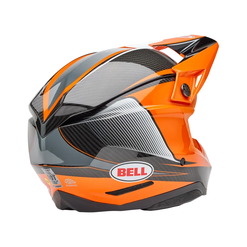 Helm Bell Moto 10 Spherical 2025 Evade Gloss orange