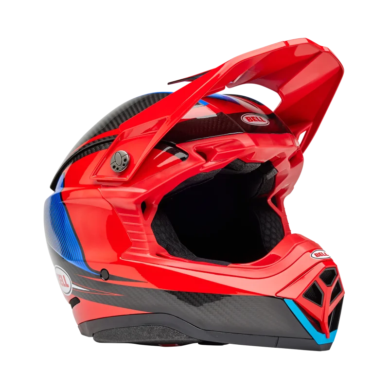 Bell Moto 10 Spherical 2025 Evade Gloss Red/Black Helm