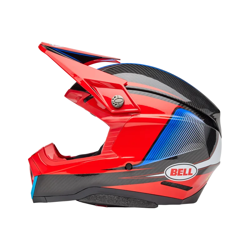 Bell Moto 10 Spherical 2025 Evade Gloss Red/Black Helm