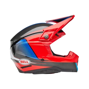 Casco Bell Moto 10 Spherical 2025 Evade lucido Rosso/Nero