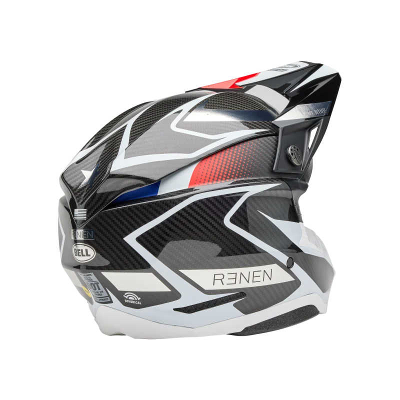 Casque Bell Moto 10 Spherical 2025 Renen Raycon Brillant/Mat|Noir/Blanc
