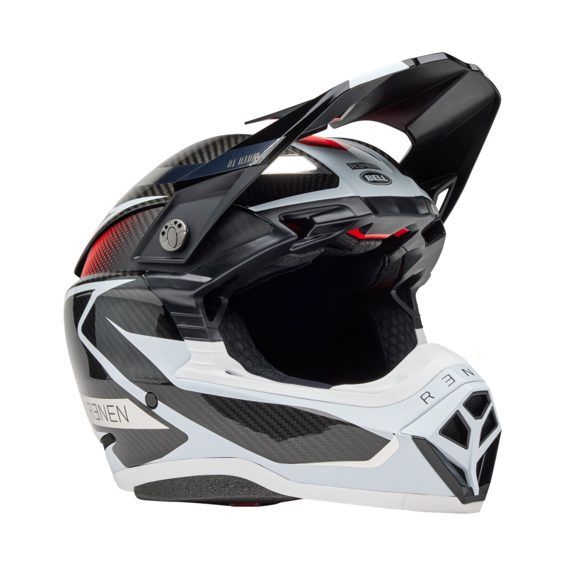 Casque Bell Moto 10 Spherical 2025 Renen Raycon Brillant/Mat|Noir/Blanc